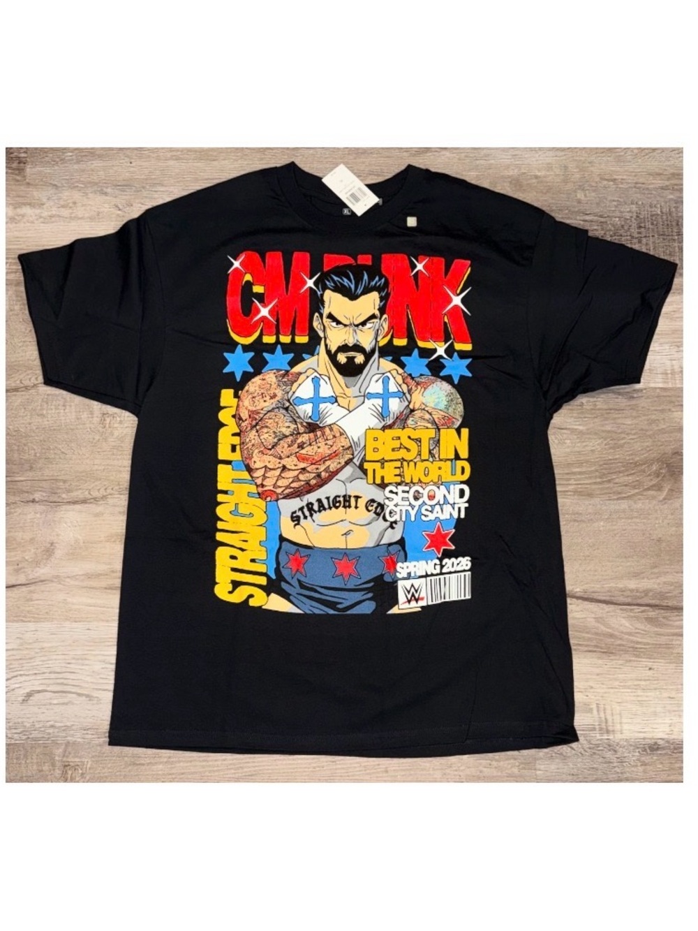 NWT Men's WWE CM Punk Shirt Size XL